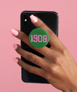 1908 Kelly Green Pop Grip and Stand