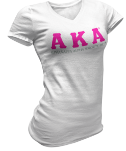 Essential Pretty Girl Hot Pink T-Shirt White - Vneck
