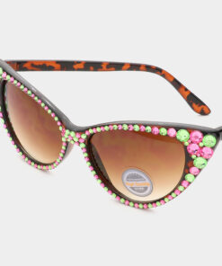 Evelyn Shaded Cateye - Pink & Green