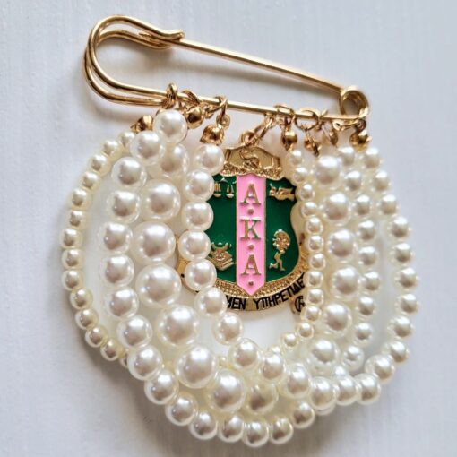 AKA Hanging Pearl Brooch - Image 2