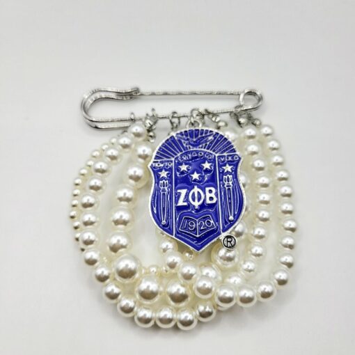 ZPB Pearl Hanging Brooch - Image 2