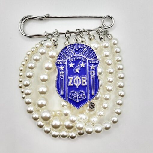 ZPB Pearl Hanging Brooch